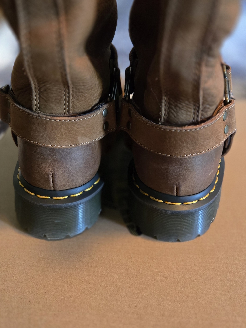Dr. Martens Anistone Hi Boots - Brown - Picture 6 of 9